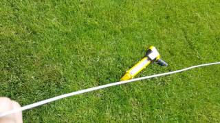 How to find sprinkler lines with coat hanger [upl. by Bernice]