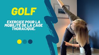 Exercice pour la mobilité de la cage thoracique [upl. by Aerbma]