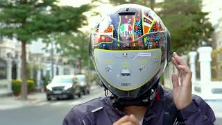 Preview AGV Orbyt  Nón 34 2 kính gọn nhẹ chính hãng AGV [upl. by Faunie]