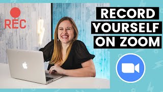 How to Record Yourself on Zoom [upl. by Norak]