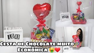 CESTA DE CHOCOLATE A PARTIR DE R2216  DIA DOS NAMORADOSMÃES PAIS AMIGOS [upl. by Mandle]