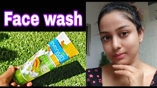 Everyuth Face wash Review Facewash for acne prone skin everyuthscrub [upl. by Favian]