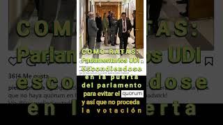 chile derechachile valparaiso parlamento ratas escondite votacion votaciones [upl. by Cull]