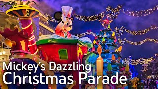 4K Mickey’s Dazzling Christmas Parade 2023  Disneyland Paris [upl. by Kcirdde]