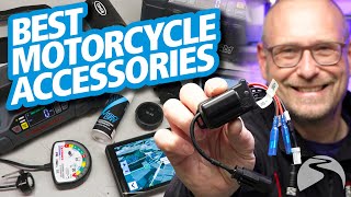 Best motorcycle gadgets for 2024  36 accessories YOU need [upl. by Ahserb174]