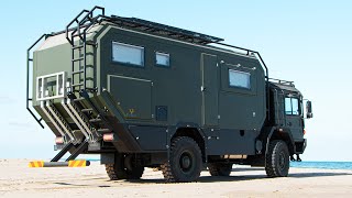 CRAWLER OTAG 620 Cabin on MAN KAT1  Expedition Truck [upl. by Bevash]