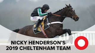 Nicky Henderson on his formidable Festival team [upl. by Ynahirb594]