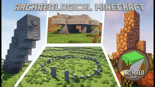 Archaeological Minecraft  Building Neolithic and Bronze Age Structures on the Archaeo SMP [upl. by Htedirem307]