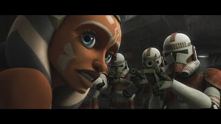 Star Wars The Clone Wars  Ahsoka Tano amp Asajj Ventress vs Clones 1080p [upl. by Riggall]