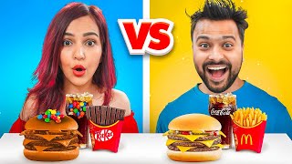 Real vs Chocolate FOOD Challenge 😋 OMG [upl. by Germann]