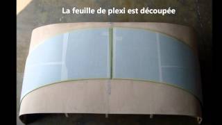 Fabrication dun pare brise de vedette Guy Couach 950  acte 2 [upl. by Richart]