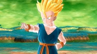 Dragonball Raging Blast 2  All of Super Saiyan Kid Trunks Special Opening Quotes  Chaospunishment [upl. by Krilov]