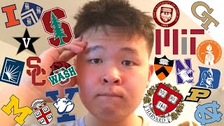 Anxious Asian Applies to 20 Colleges  College Decision Reactions 2020 MIT Harvard Stanford [upl. by Boice]