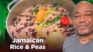 🇨🇦🇯🇲 Jamaican Rice and PeasCooking with Nino🧑🏾‍🍳 [upl. by Vitalis]