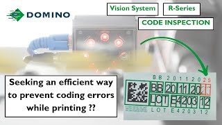 Prevent Coding Errors with Domino RSeries Vision Inspection System [upl. by Esiled]