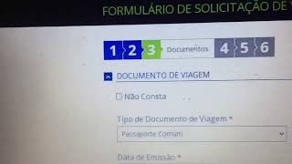 Preenchimento de formulário para pedido de visto à embaixada do Brasil 🇧🇷 [upl. by Eneles]