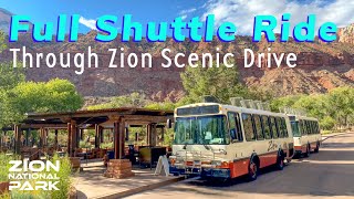 Full Shuttle Ride  Zion National Park [upl. by Leontina281]