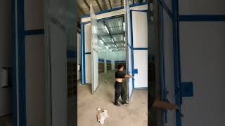 Custom paint spray booth powder painting booth painting powdercoating spraybooth spraypainting [upl. by Calbert710]