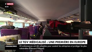 Le TGV médicalisé  une première en Europe [upl. by Wheeler]