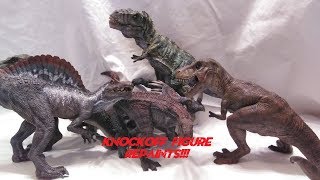 Papo Rebor Collecta Dinosaur Knockoff Repaints Jurassic Park Styles [upl. by Epuladaug188]