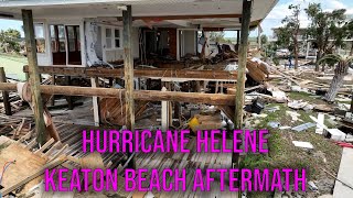 Extensive Drone Damage Survey After Hurricane Helene Keaton Beach FL [upl. by Caye862]