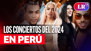 CONCIERTOS 2024 PERÚ Karol G Blink182 Nick Carter y todos los shows para este año [upl. by Kram]