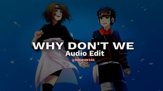 WHY DONT WE  8 letters Audio Edit [upl. by Retrac]