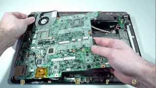 HP PAVILION DV6000 MAINBOARD PROZESSOR LÜFTER DEMONTAGE  CPU FAN MAINBOARD REPLACEMENT 2OF2 [upl. by Nedyarb]