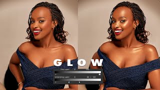 Make SKIN GLOW in Photoshop  Add Glow or Shine to skin in Photoshop  Photoshop Tutorial [upl. by Anahcra]