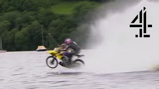 Hydroplaning Bike  Speed with Guy Martin [upl. by Esaertal913]