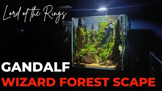 Gandalf Wizard Forest Scape  Create your own aquascape from any inspiration [upl. by Cirilo]