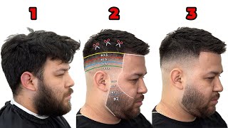 How To Do a PERFECT Skin Fade in 3 Steps  Beginning Barber Tutorial using Scissors and Clippers [upl. by Donelu]