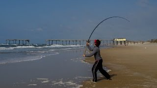 What to EXPECT Surf Fishing at NC Outer BanksCatching Everything [upl. by Nedak363]