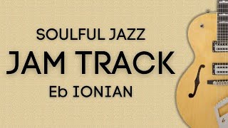 Soulful Jazz Backing Track in Eb Ionian [upl. by Adnauqaj8]