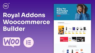 Elementor Woocommerce Builder Tutorial  Free Woocommerce builder by Royal Elementor Addons [upl. by Prussian177]