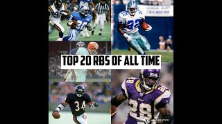 Top 20 Running Backs of all time [upl. by Einamrej]