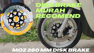 Pemasangan disk brake 260 moz di scoopy dengan kaliper crf 2 piston [upl. by Gerry223]