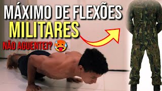 Flexões Militares Máximo em 5 Minutos 😱 [upl. by Ocimad884]