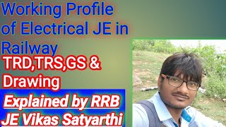 Working Profile of Electrical JE in Railway TRDTRSGS amp Drawing Department [upl. by Zaria]