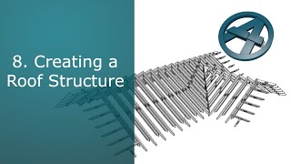 8 Creating a Roof Structure in ArchiFrame [upl. by Nyleuqcaj13]