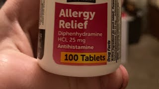 1250mg DPH Benadryl trip report dph drug addict addiction talesfromthetrip benadryl deliriant [upl. by Merkle506]