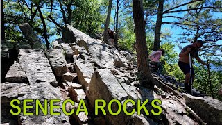 🇺🇸 4K Seneca Rocks Overlook Trail  Most Amazing Hike In West Virginia [upl. by Aronos]