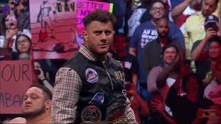 MJF Entrance AEW Dynamite Grand Slam 2023 [upl. by Terra408]