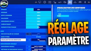 RÉGLAGE DES PARAMÈTRE FORTNITE COMMENT BIEN PARAMÈTRER SON COMPTE FORTNITE TUTO RÉGLAGES FORTNITE [upl. by Nicolette119]