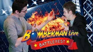 BOMBERMAN USES A SHAKE WEIGHT Cage Match [upl. by Ynatterb]