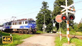 Przejazd Kolejowy  Wałbrzych 5  Railroad Crossing ★ 4K ★ [upl. by Nich372]