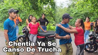 En Plena Calle Trucha Le Hace Tremendo Problemon A Chentia [upl. by Ecnaret262]