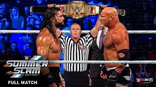 FULL MATCH — Roman Reigns vs Goldberg  Undisputed WWE Universal Title Match  WWE SummerSlam 2023 [upl. by Phippen657]