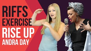 Riffs And Runs Exercises To NAIL EVERY RIFF  Rise Up  Andra Day [upl. by Yrallam]