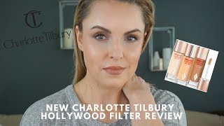 NEW Charlotte Tilbury Hollywood Flawless Filter Review  Elle Leary Artistry [upl. by Alston]